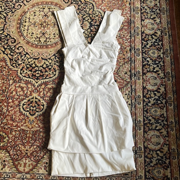 Preen By Thornton Bregazzi Bodycom Dress in White - Picture 2 of 7